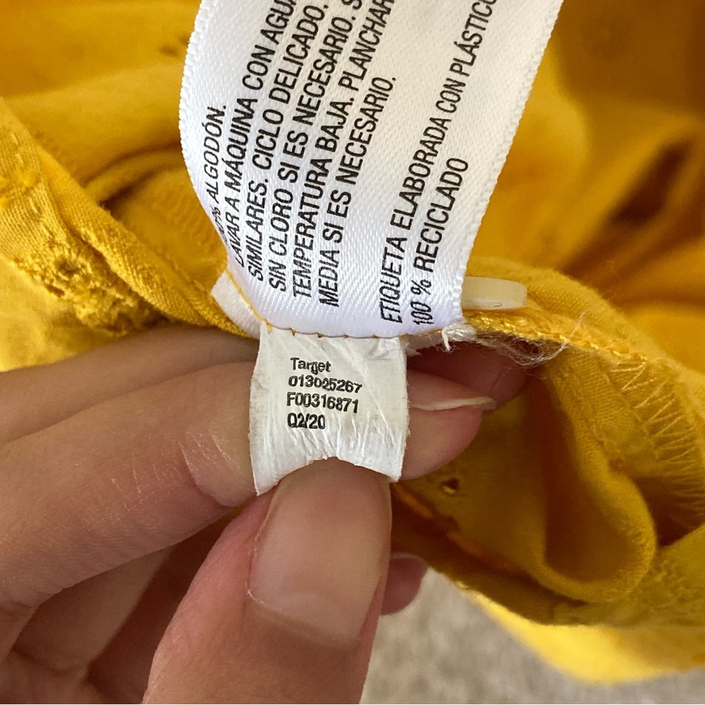 Universal Thread Yellow Eyelet Blouse - Picture 7 of 8
